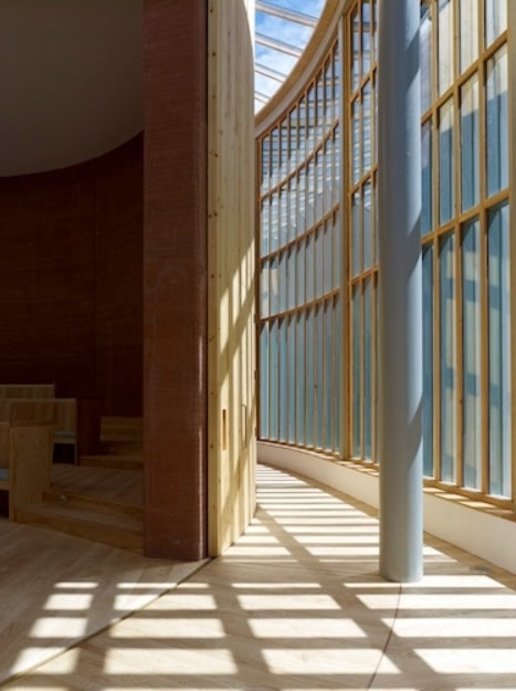 Wise 4 rammed earth ambulatory